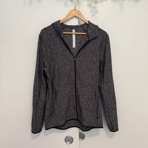 Lululemon Surge Charcoal Zip-Up Athletic Hoodie